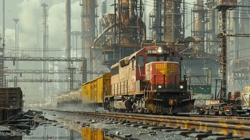 how did steam locomotives lower the cost of transporting raw materials and finished goods?